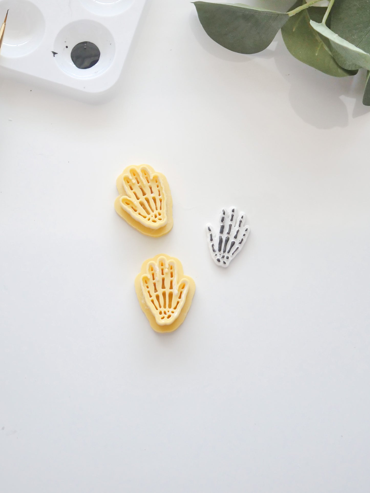 Skeleton Hand Polymer Clay Cutter image 0