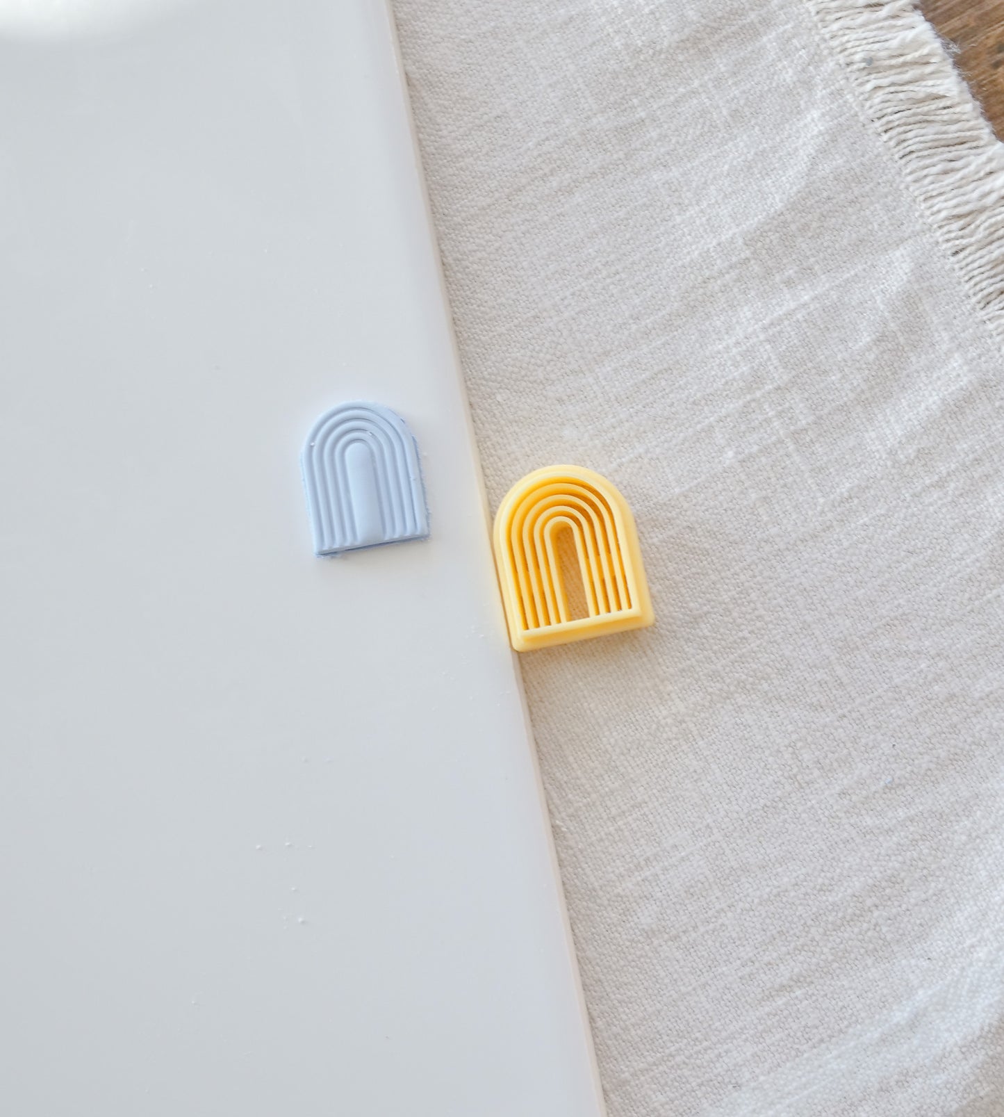 Lined Arch Polymer Clay Cutters image 2