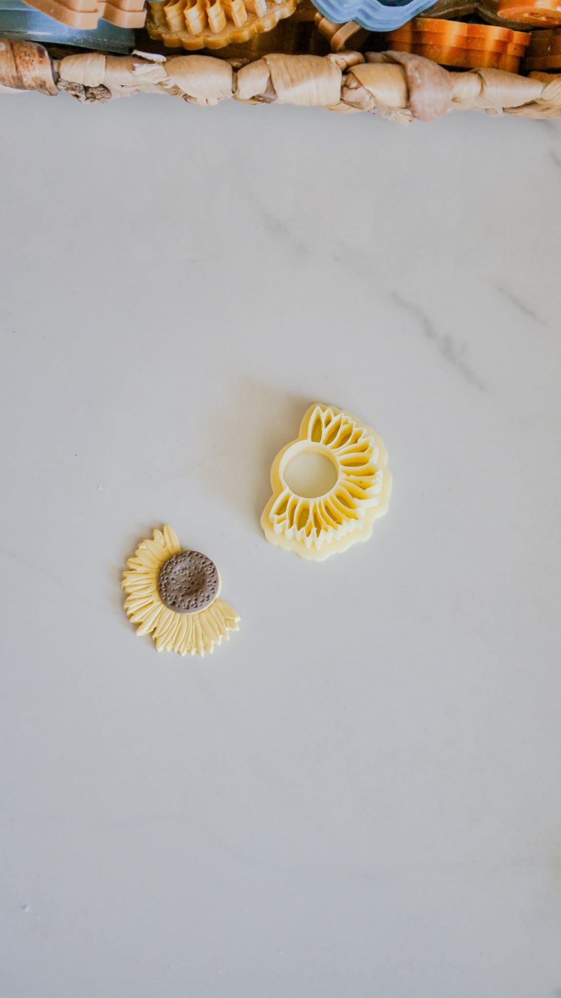 Sunflower Polymer Clay Cutter image 1