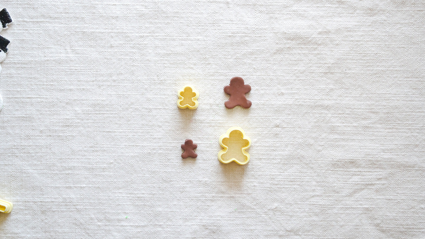 Gingerbread Polymer Clay Cutter image 0