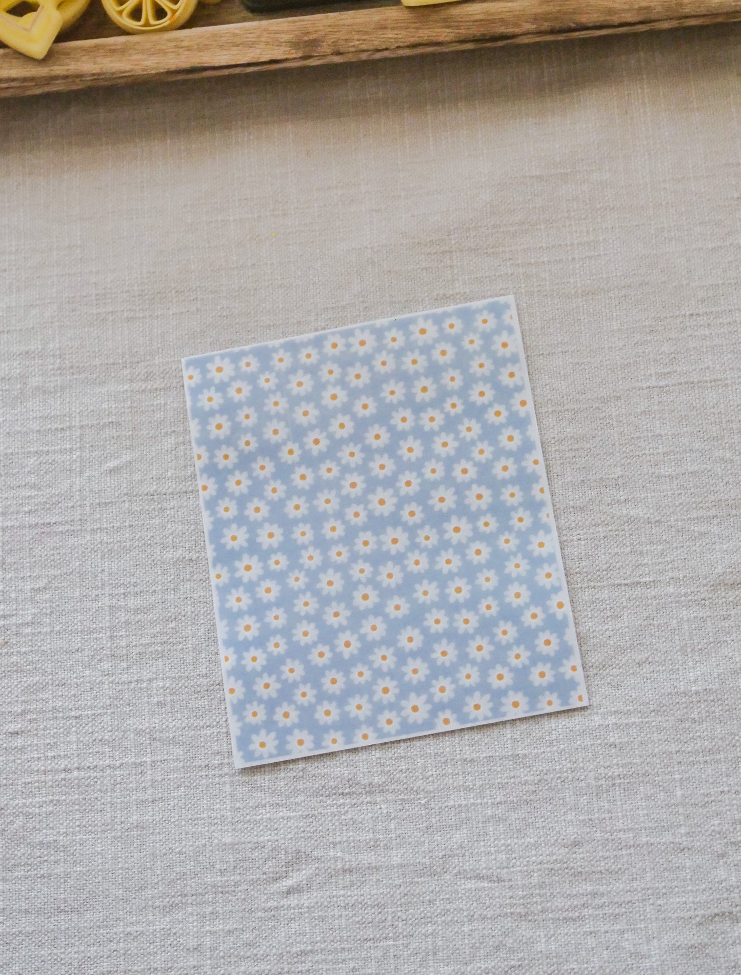 Blue Daisies Transfer Sheet image 0