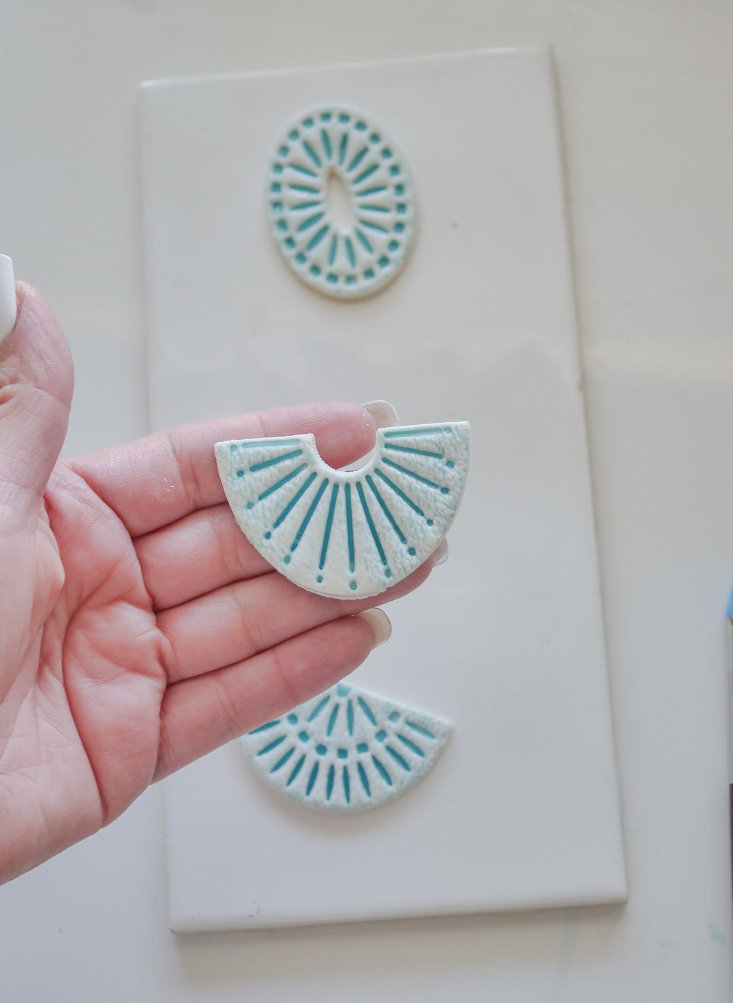 Sun Ray Half Arch Polymer Clay Cutter image 2