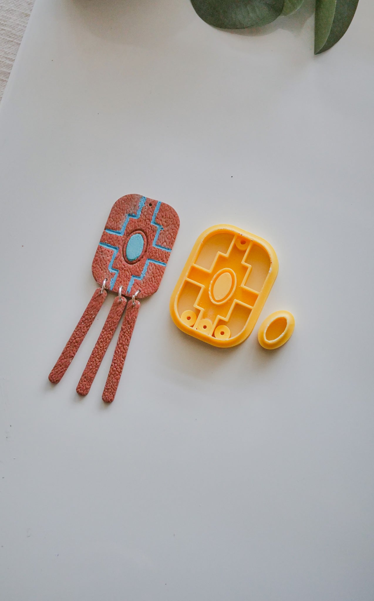 Boho Stone Polymer Clay Cutter image 0