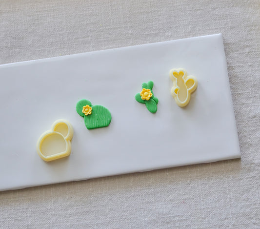 Cactus Polymer Clay Cutter Set image 1