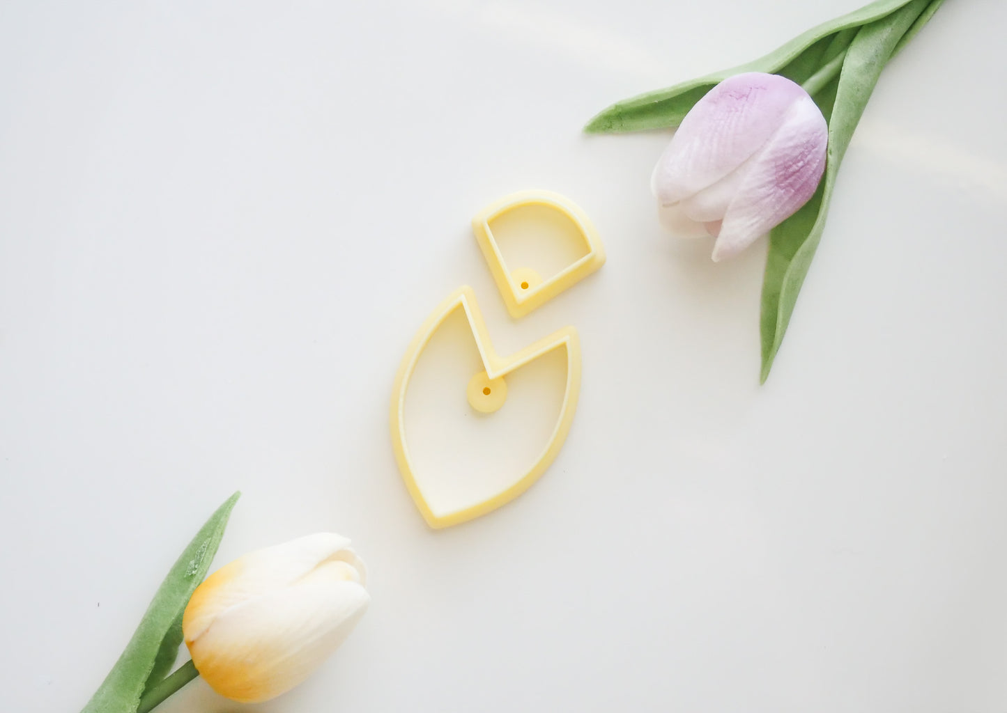 Boho Triangle Shape Clay Cutter Set image 0