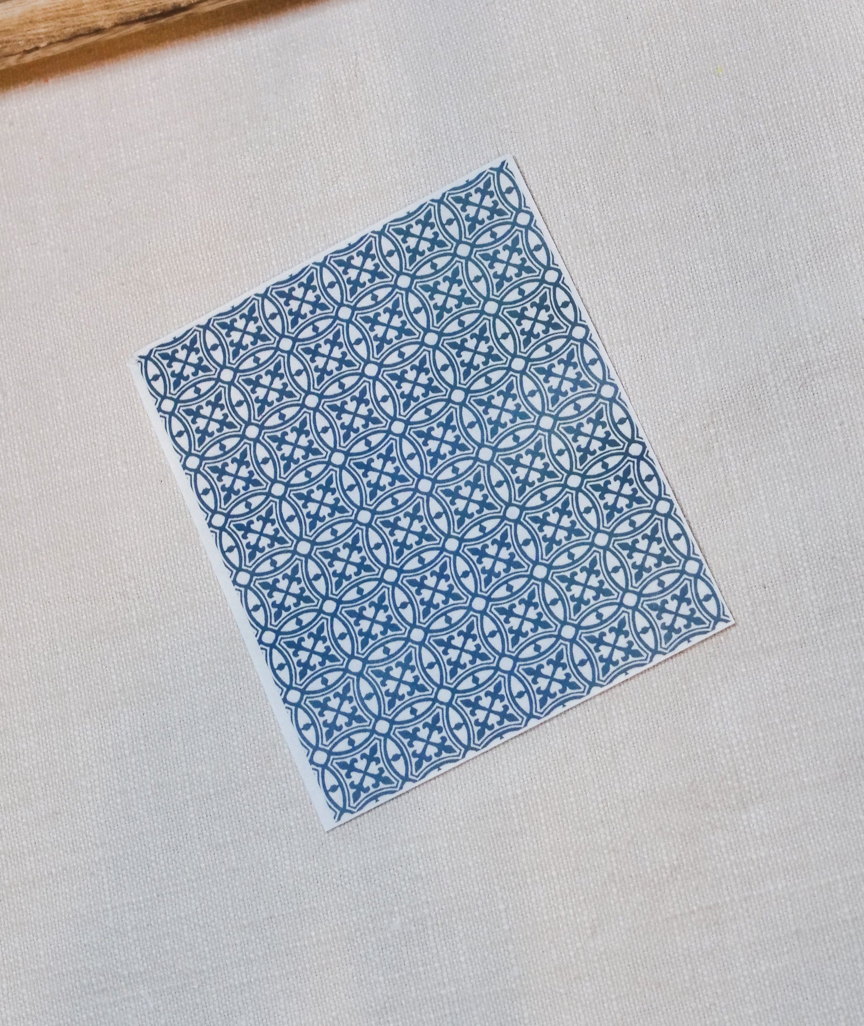 Blue Tile Transfer Sheet image 0