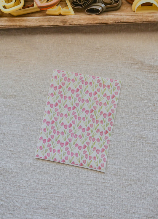 Tulip Polymer Clay Transfer Sheets image 0