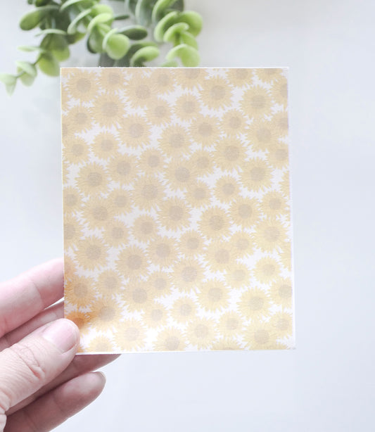 Vintage Sunflower Transfer Sheets image 0