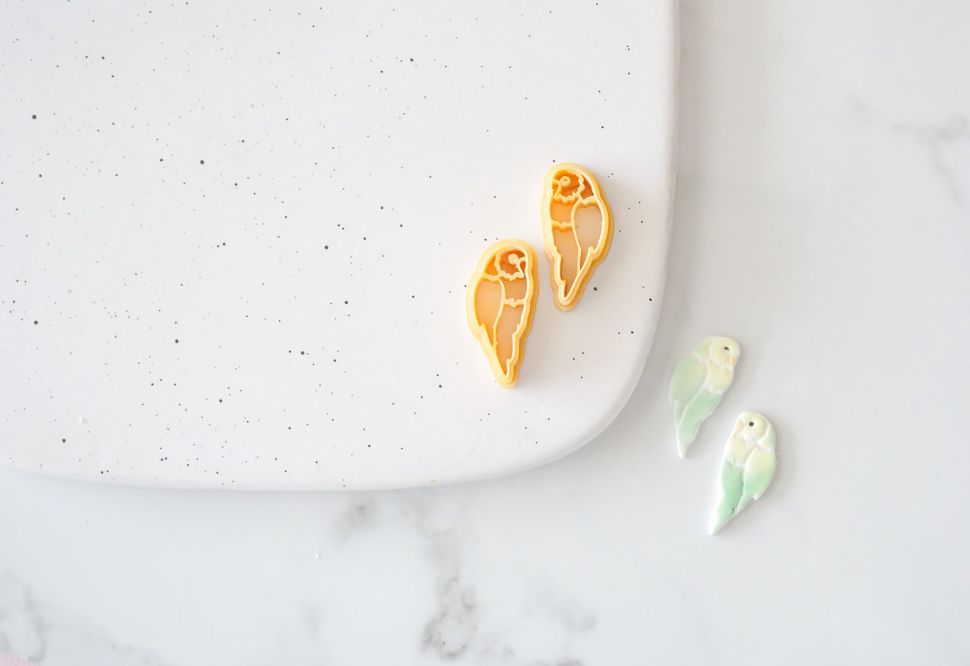 Parakeet/Bird Shape Polymer Clay Cutter image 0