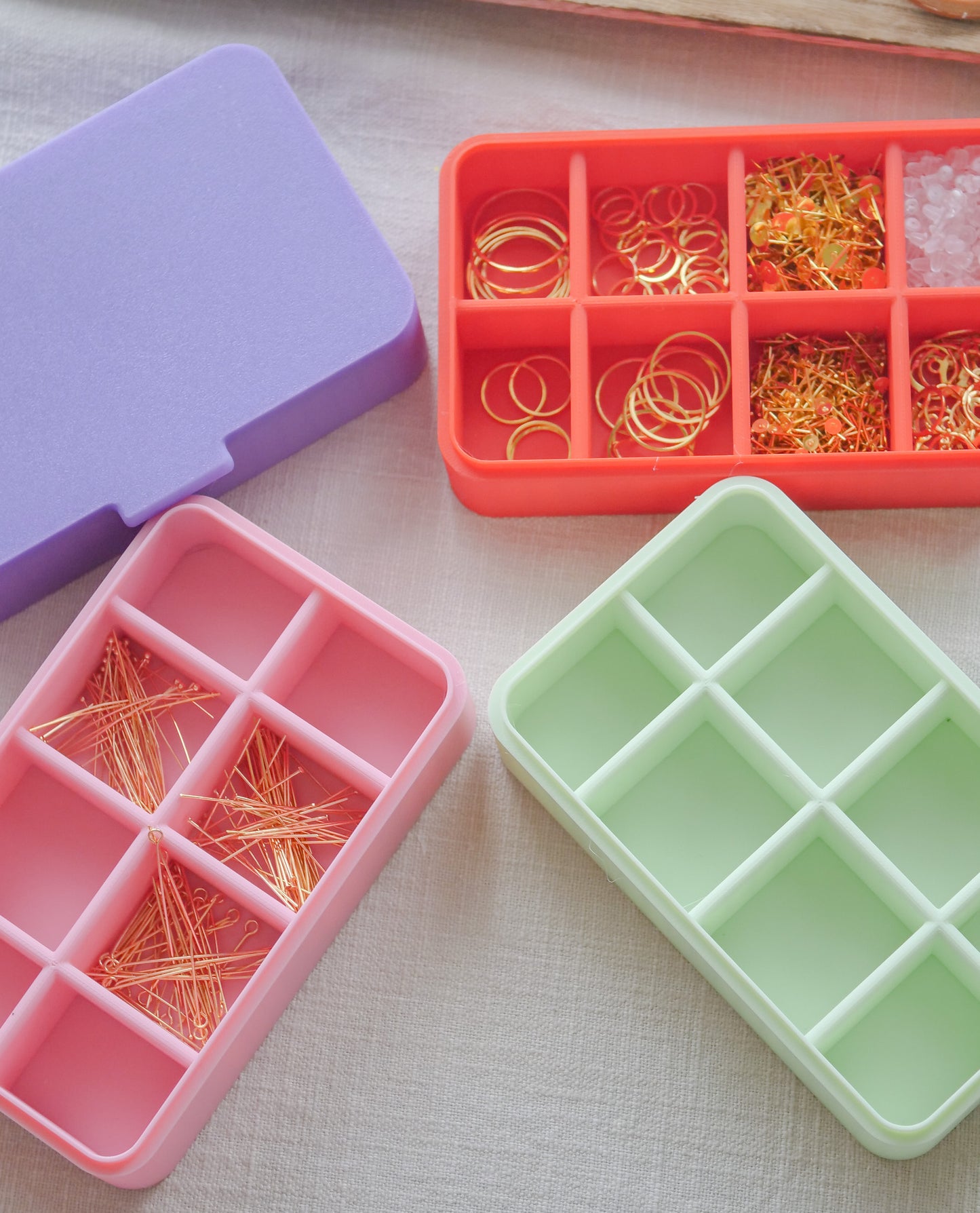 Finding & Charm Polymer Clay Tray Organizer image 7