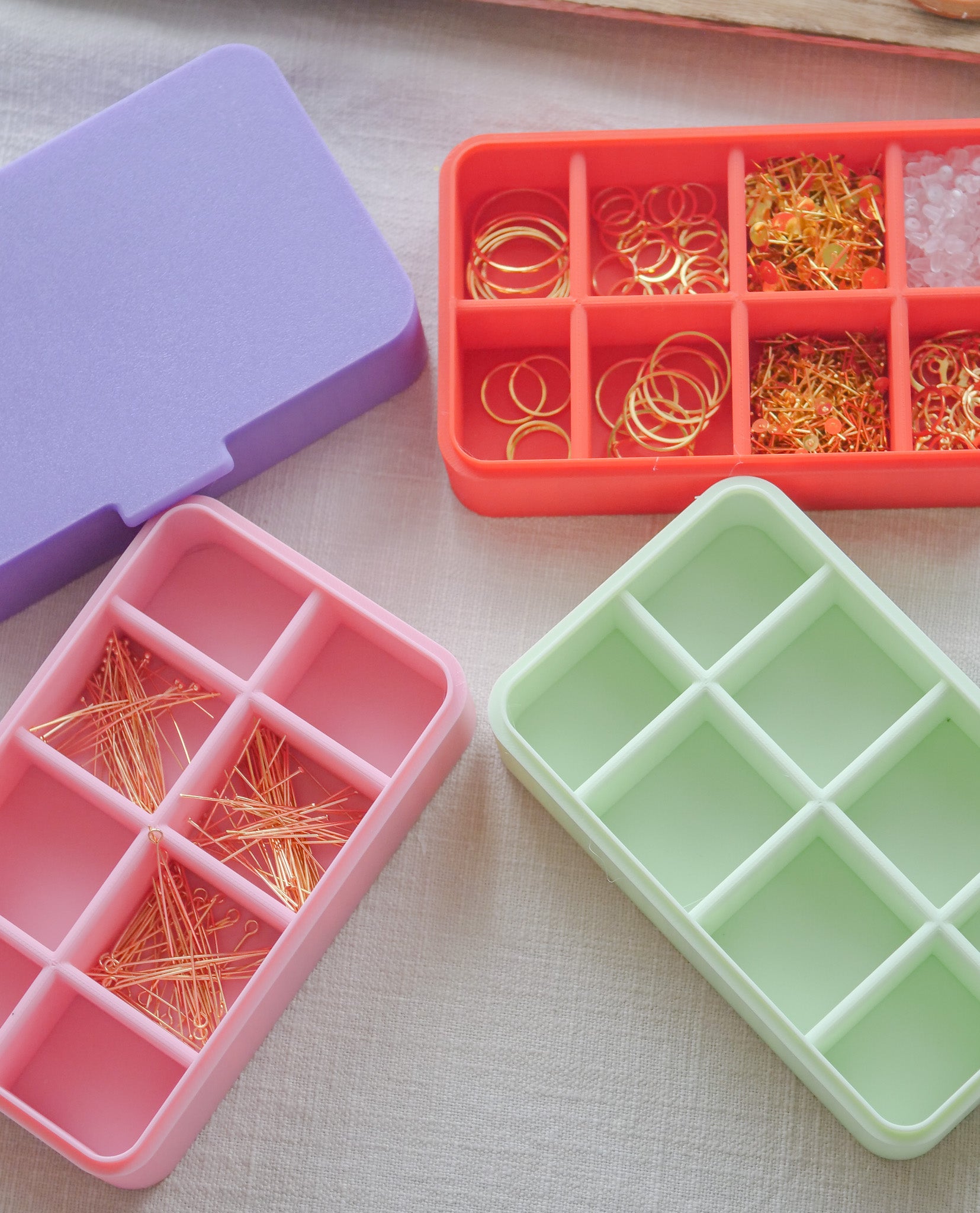 Finding & Charm Polymer Clay Tray Organizer image 7