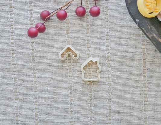 Gingerbread Polymer Clay Cutter Set image 1