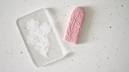 Floral Acrylic Stamp image 0