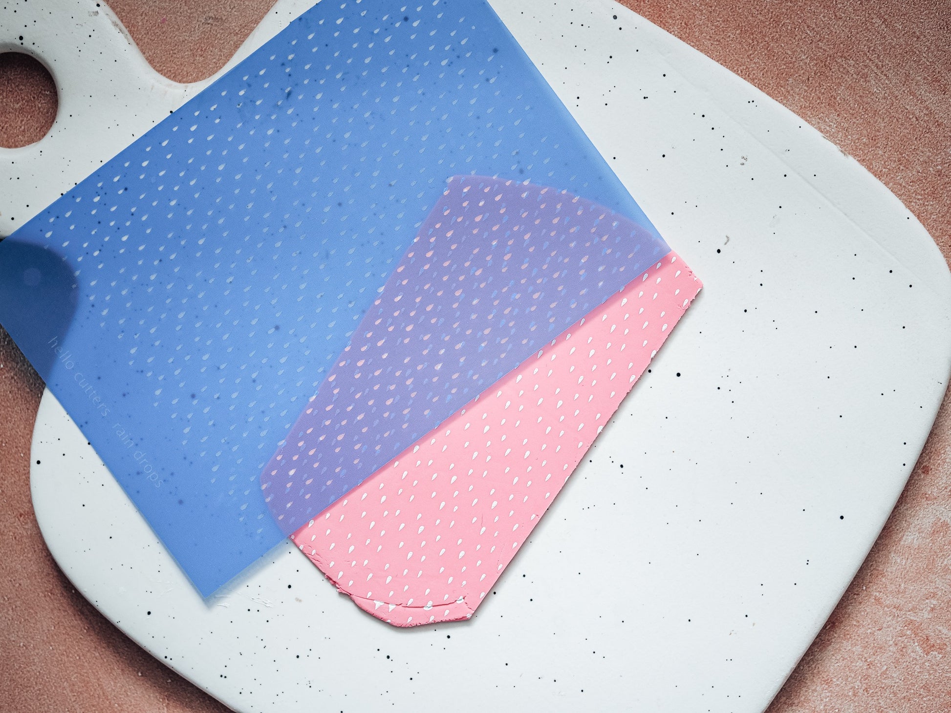 Raindrops  Silkscreen Stencil image 1