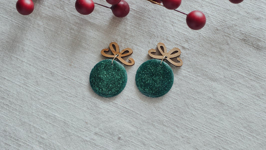 Round Polymer Clay Cutter and Bow Combo image 0