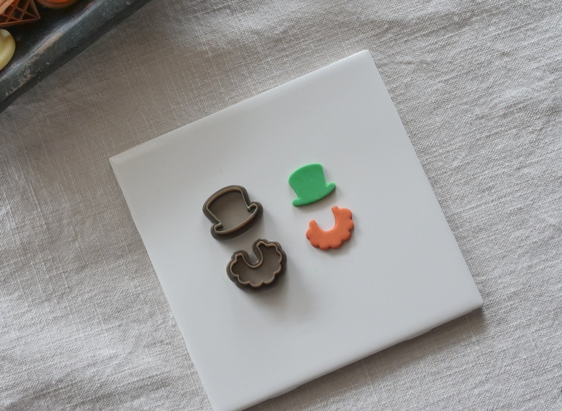Leprechaun Polymer Clay Cutter Set image 2