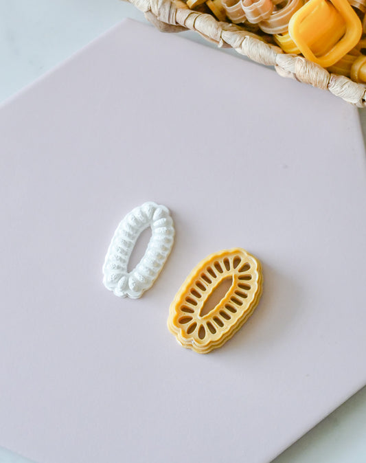 Oblong Stone Polymer Clay Cutter image 0