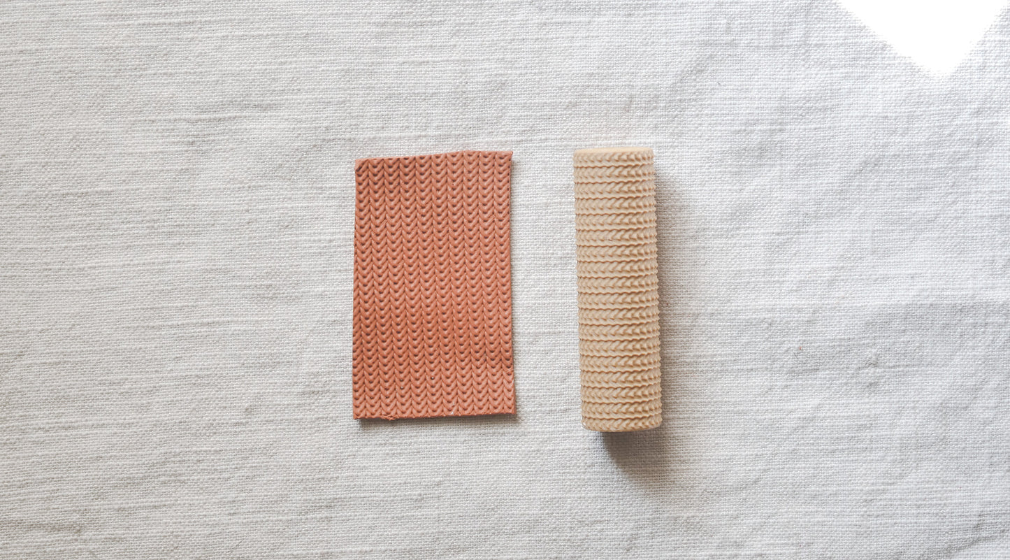 Woven Textured Roller For Polymer Clay image 0