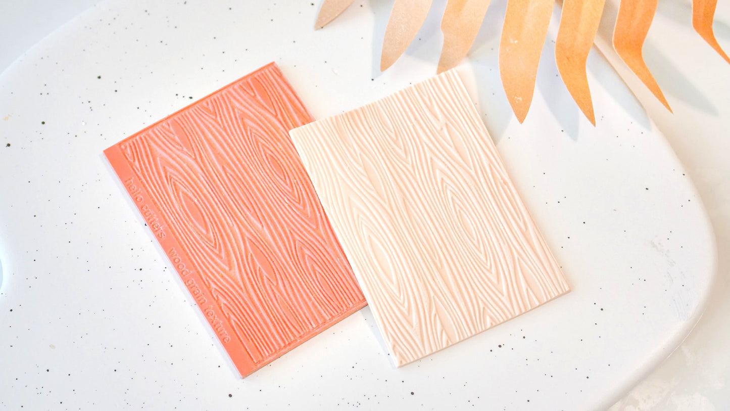 Woodgrain Rubber Mats for Polymer Clay image 1
