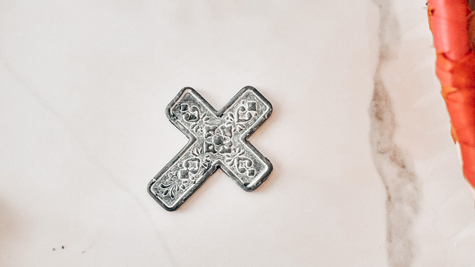 Rustic Cross Polymer Clay Cutter image 1