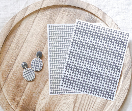 Houndstooth Transfer Sheets image 0