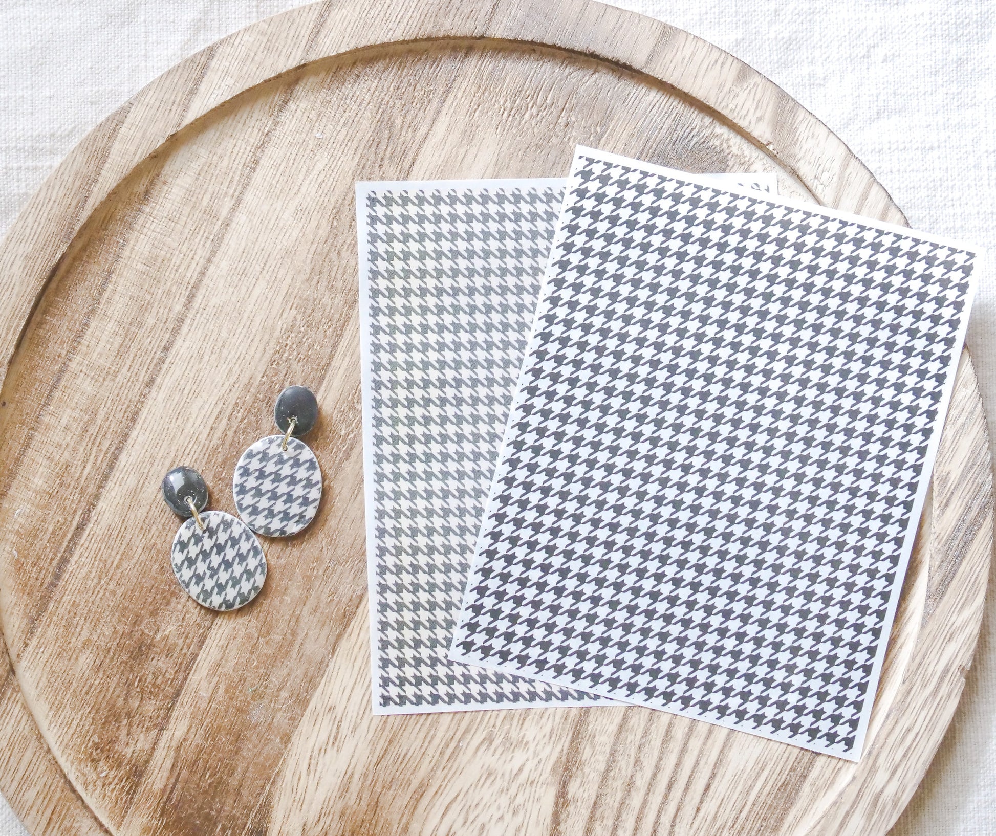 Houndstooth Transfer Sheets image 0