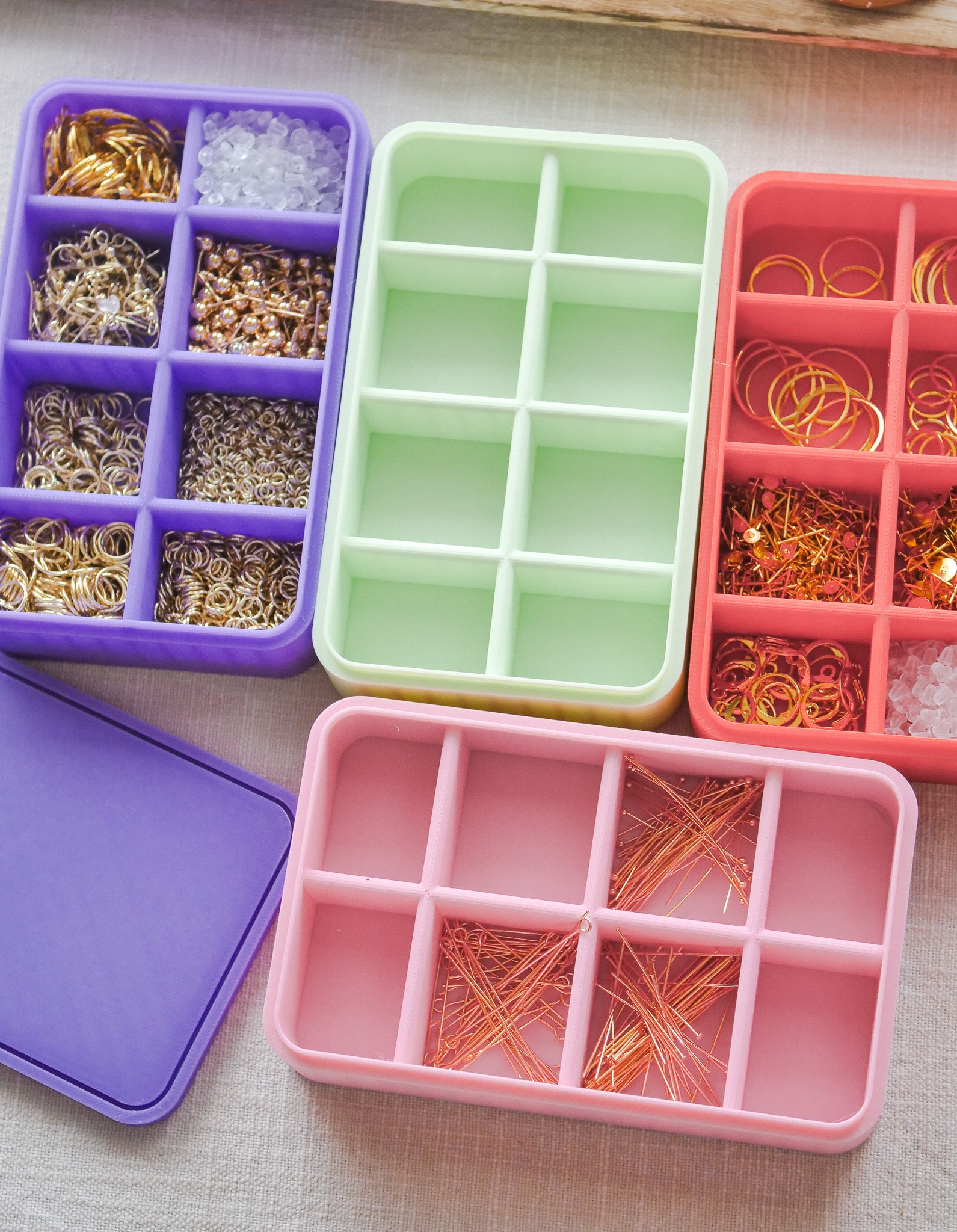 Finding & Charm Polymer Clay Tray Organizer image 5