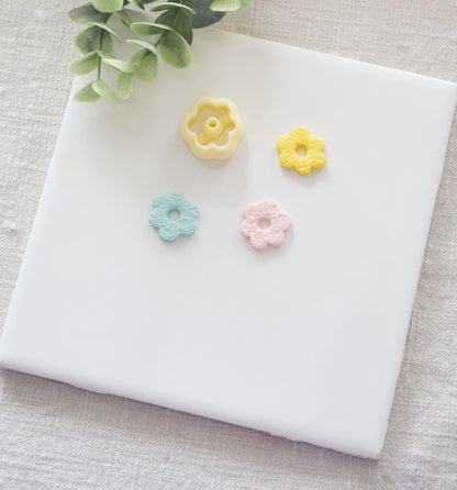 Flower Donut Hole Polymer Clay Cutter image 3