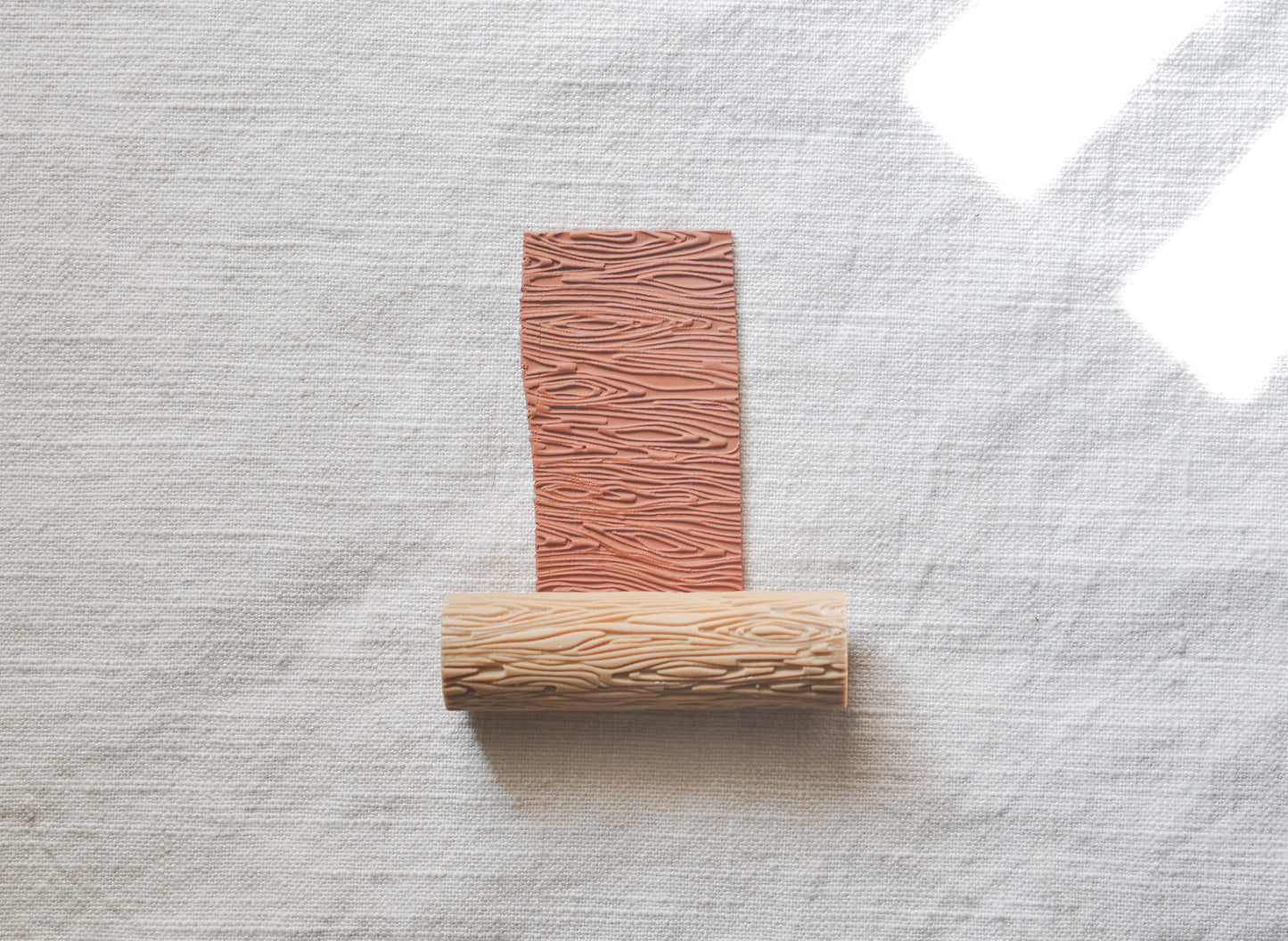 Woodgrain Texture Roller For Polymer Clay image 1