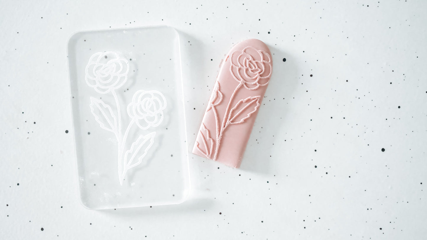 Rose Acrylic Stamp image 1