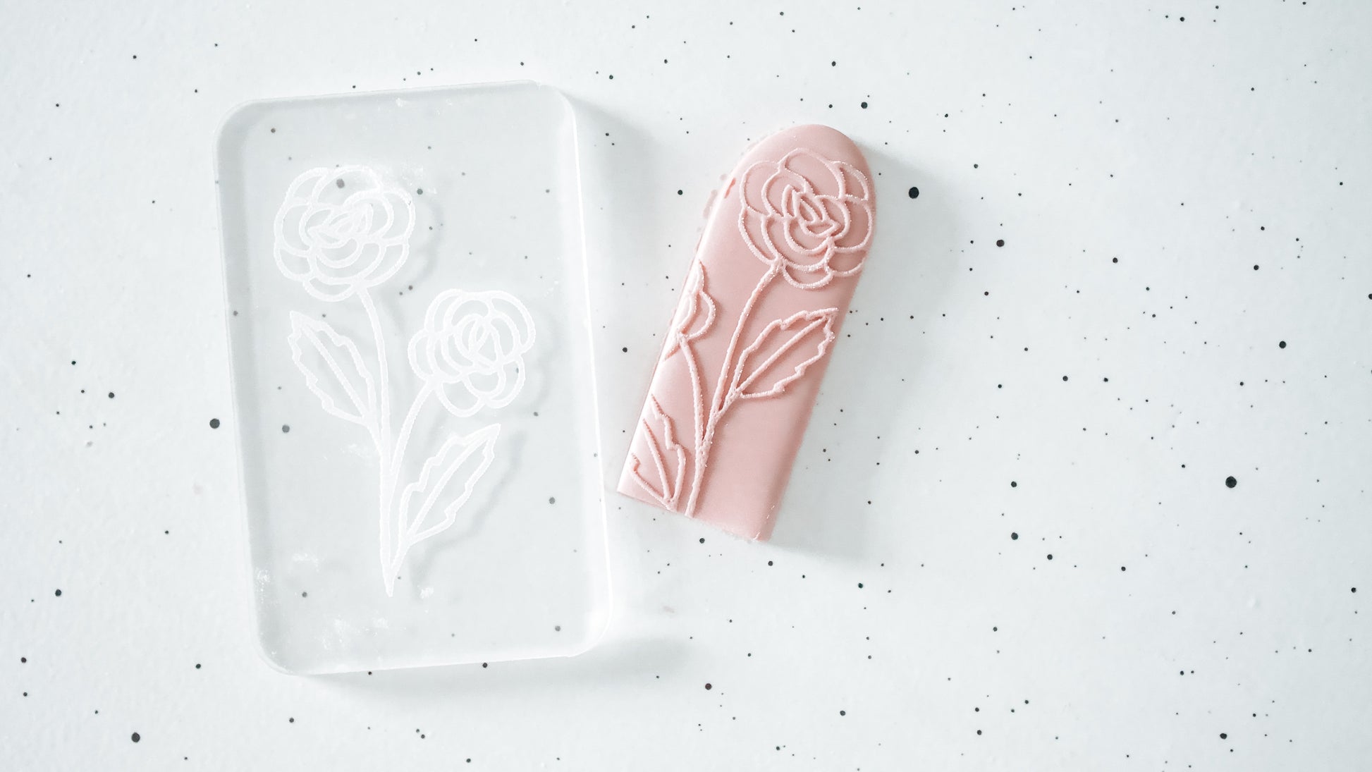 Rose Acrylic Stamp image 1