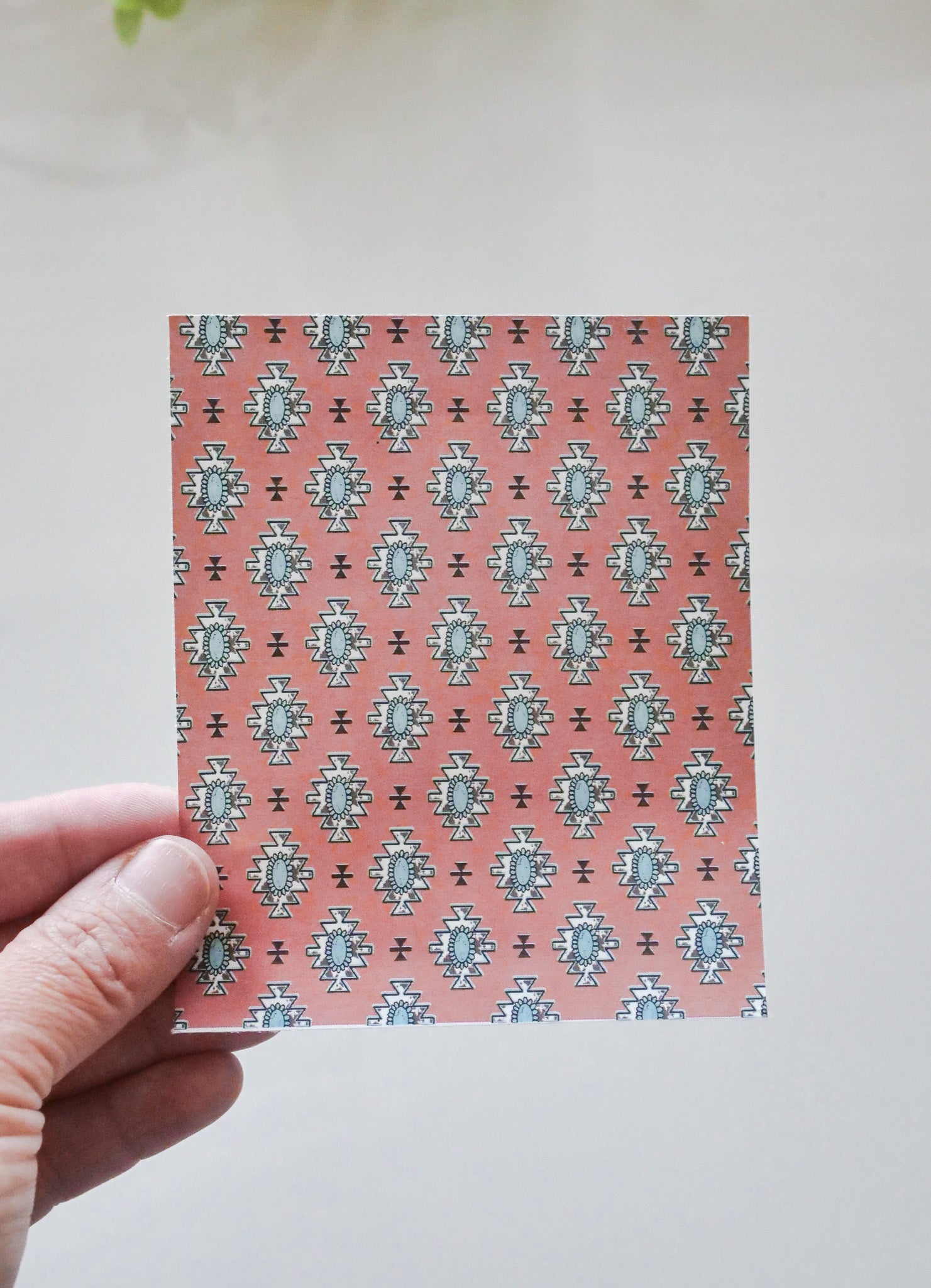 Brown Stone Boho Polymer Clay Transfers image 0