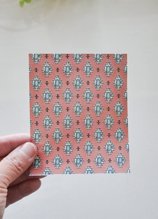 Brown Stone Boho Polymer Clay Transfers image 0
