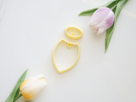 Boho Drop Shape Clay Cutter Set image 0