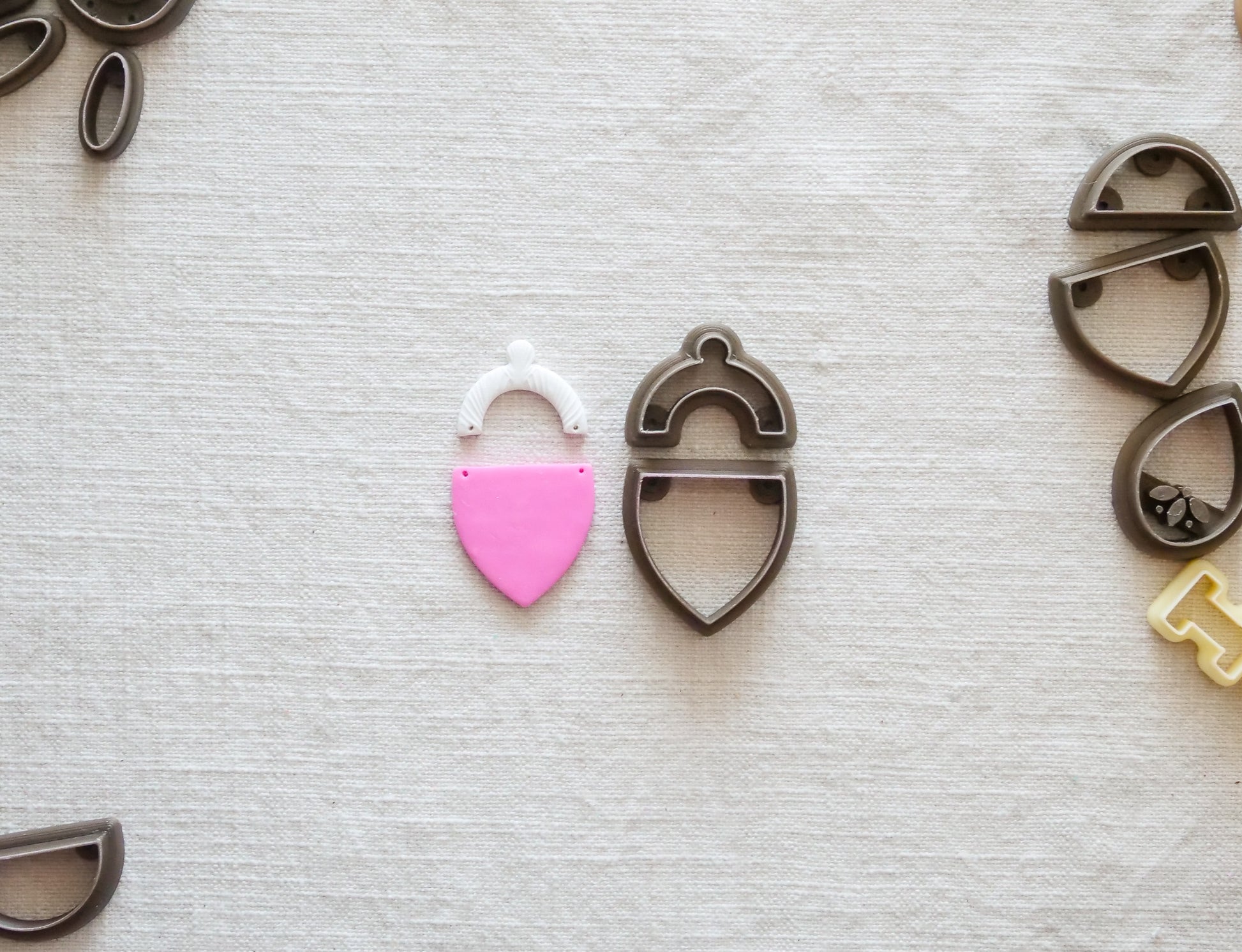 Abstract  Polymer Clay Cutter Set image 2