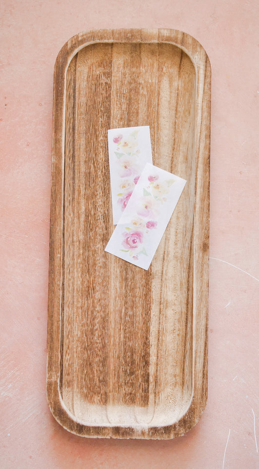 Flower Polymer Clay Transfer Cutout image 0