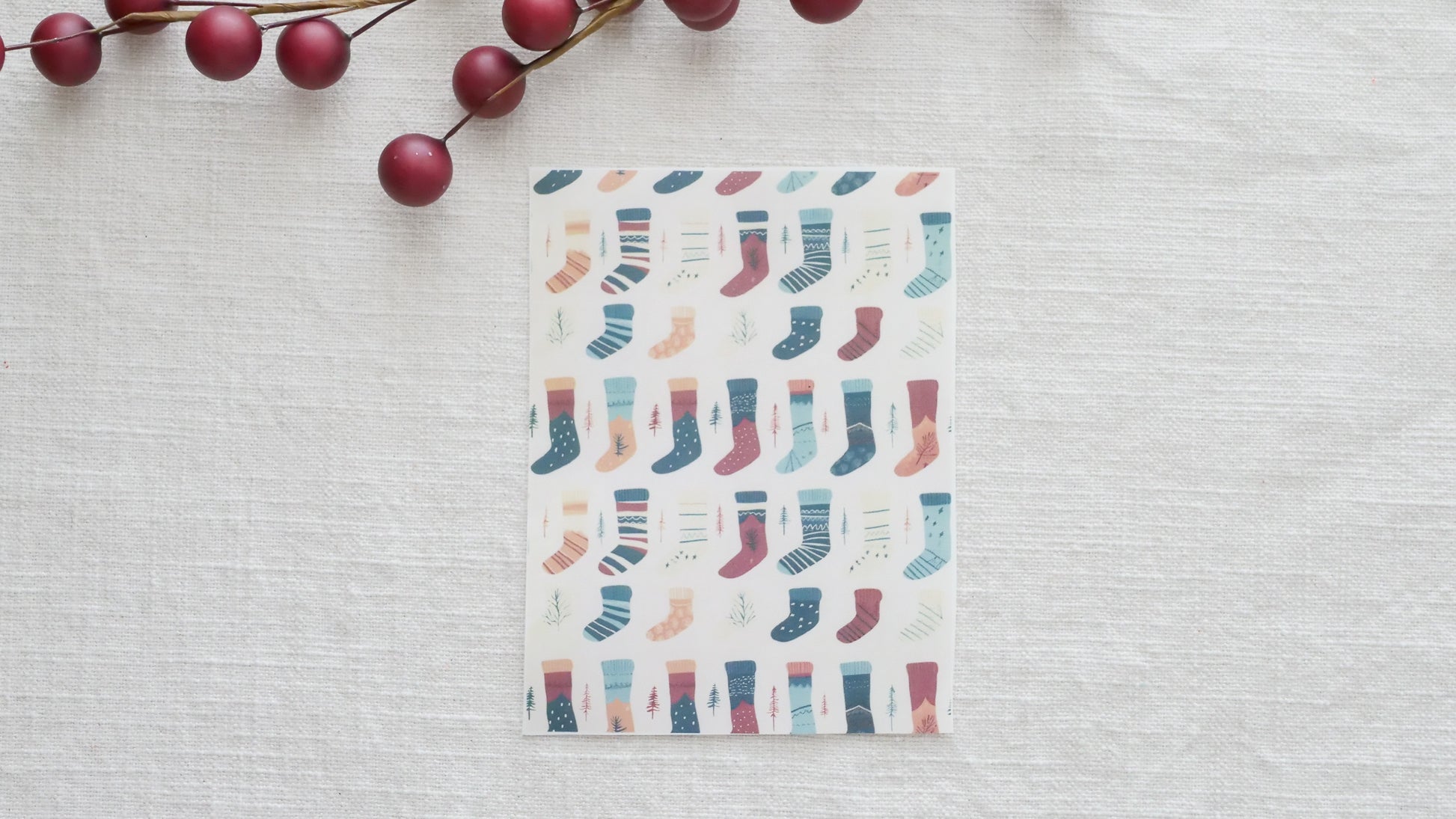 Christmas Polymer Clay Transfer Sheets image 1