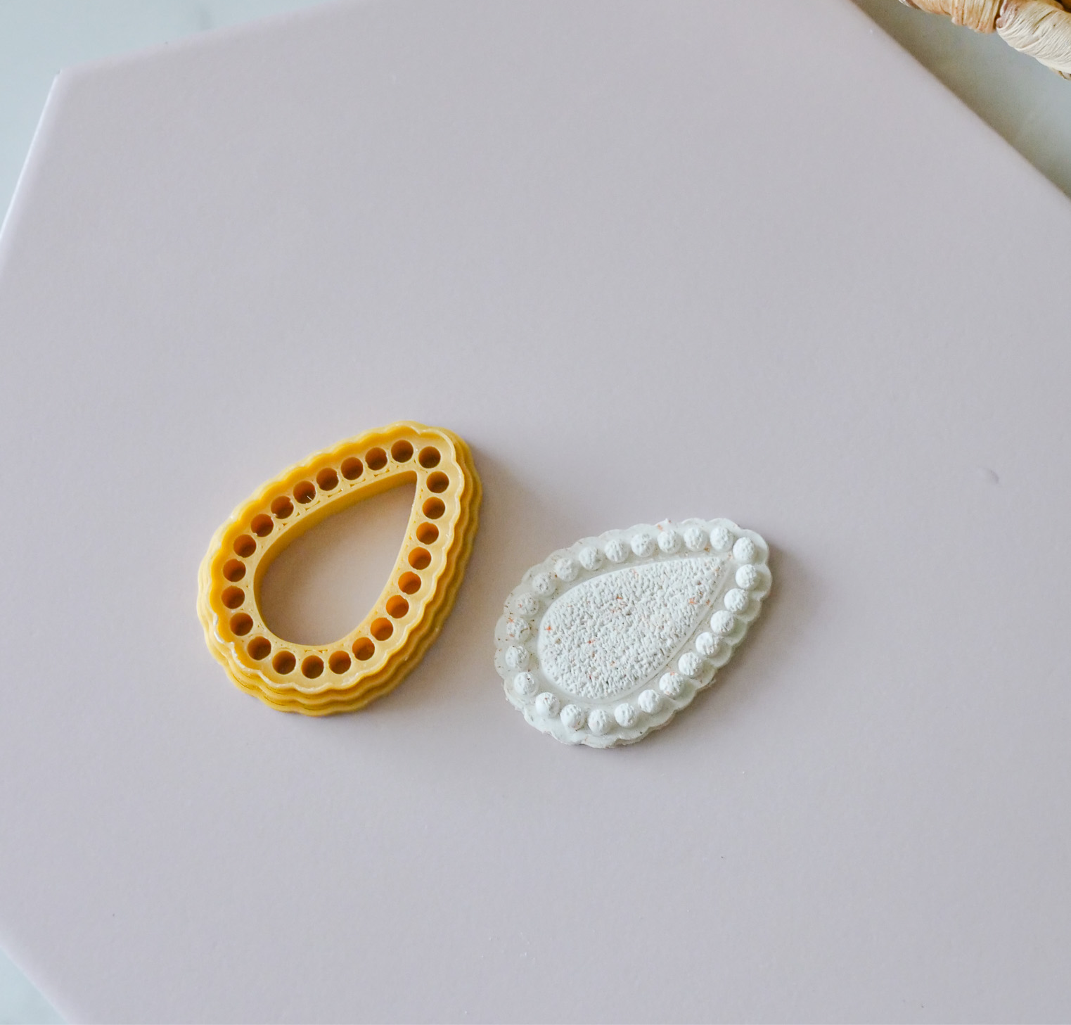 Teardrop Stone Polymer Clay Cutter image 0