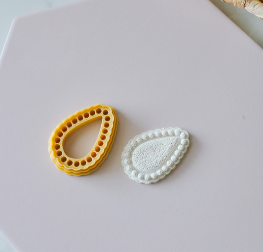 Teardrop Stone Polymer Clay Cutter image 0