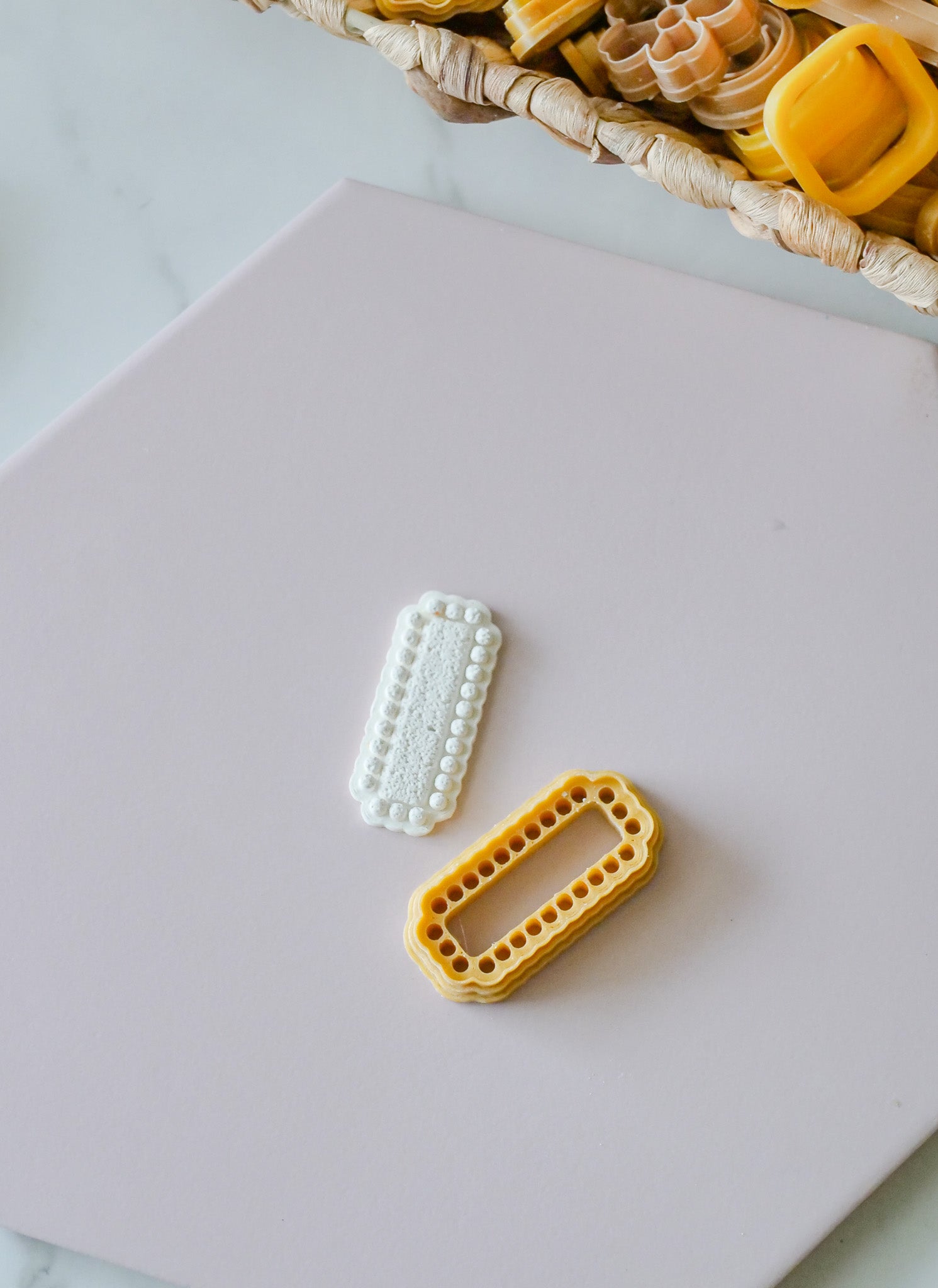 Rectangle Stone Polymer Clay Cutter image 1