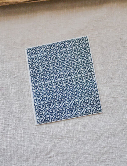 Blue Tile Transfer Sheet image 1