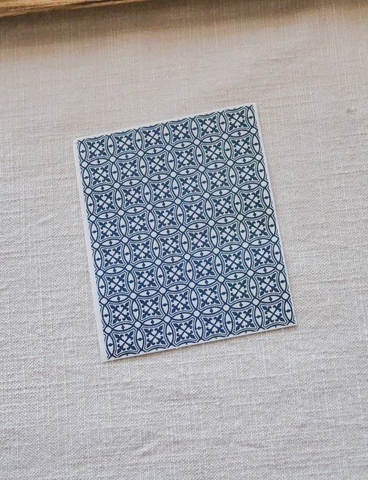 Blue Tile Transfer Sheet image 1