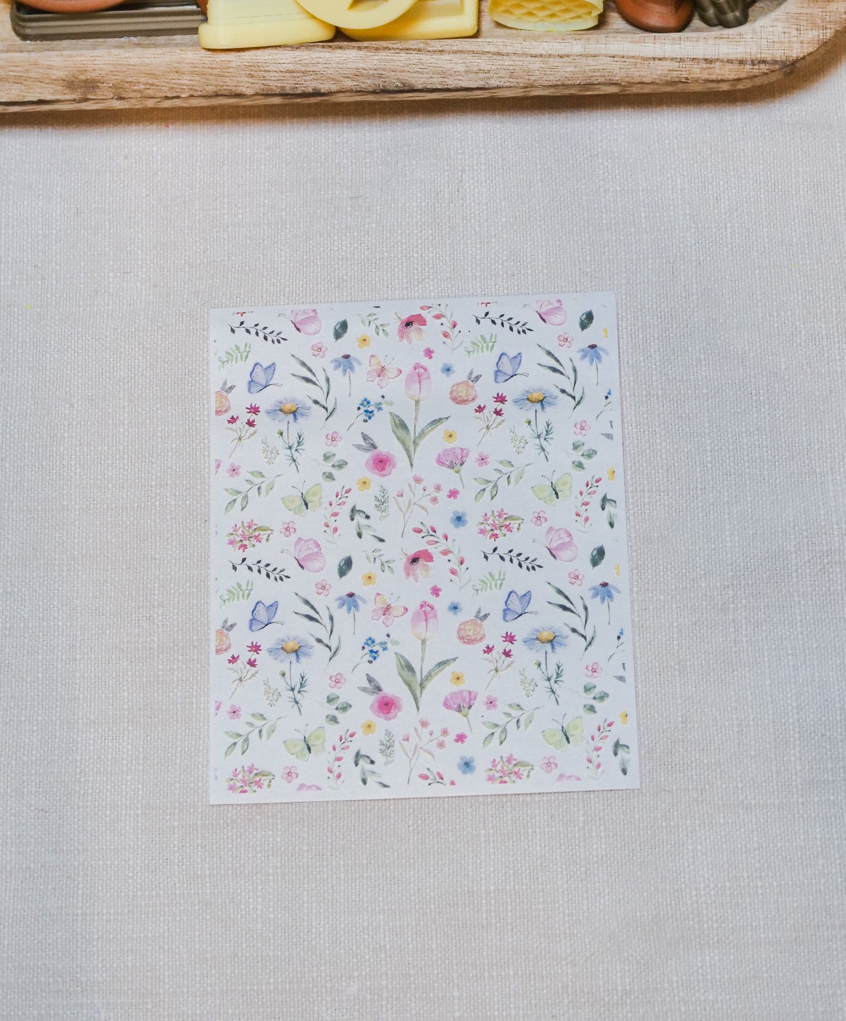 Spring Butterflies Transfer Sheet image 1