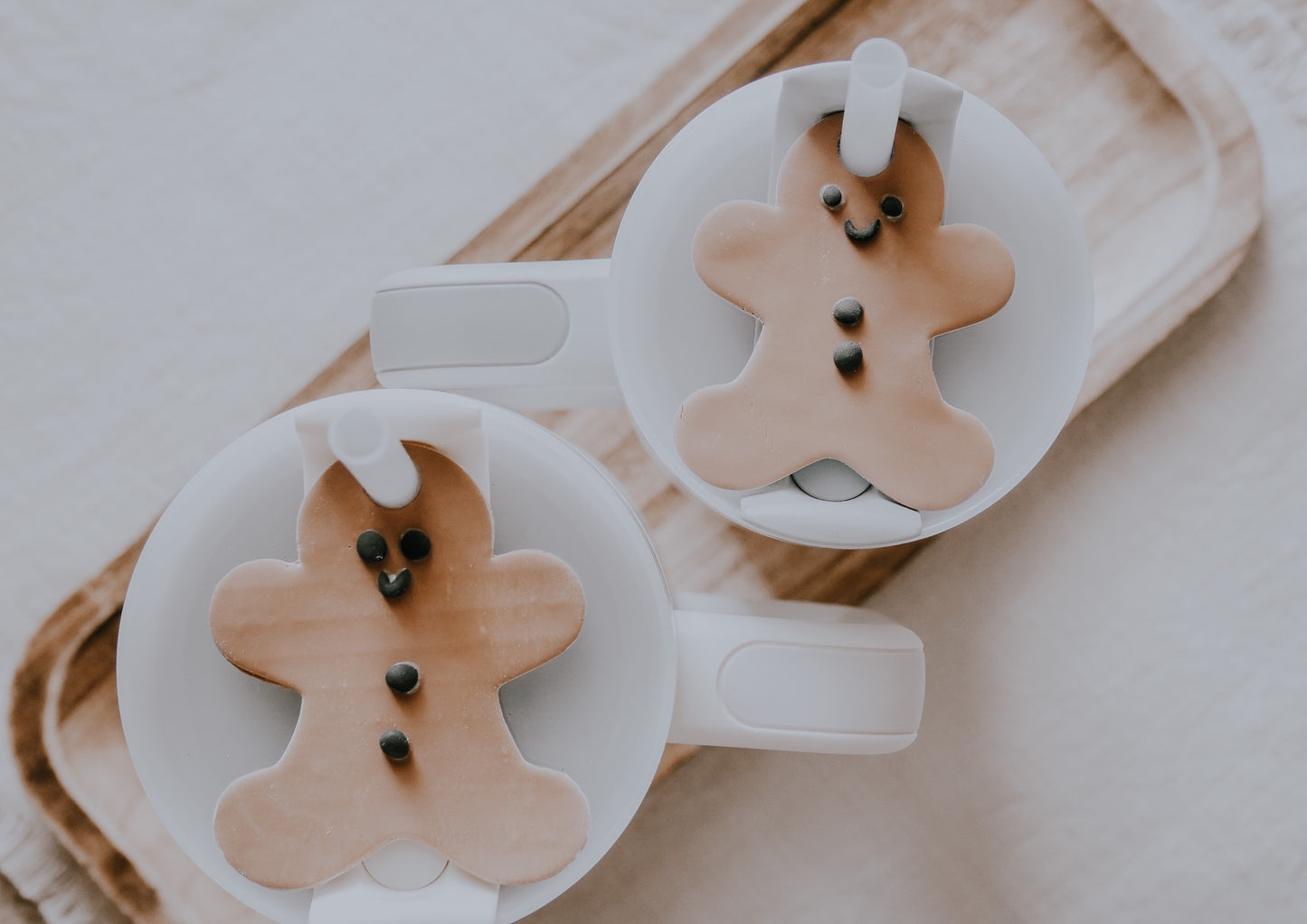 Gingerbread Stanley Cup Plate Cutters image 0
