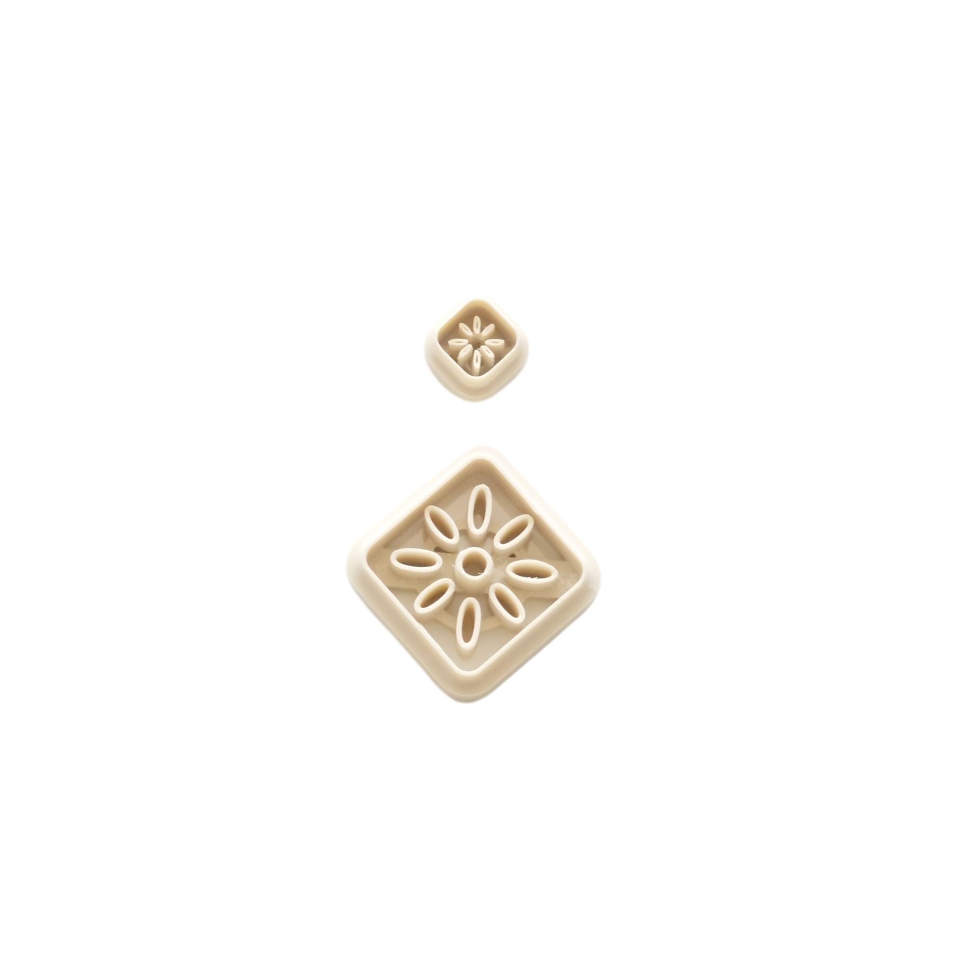 Abstract Diamond Polymer Clay Cutter Set image 1