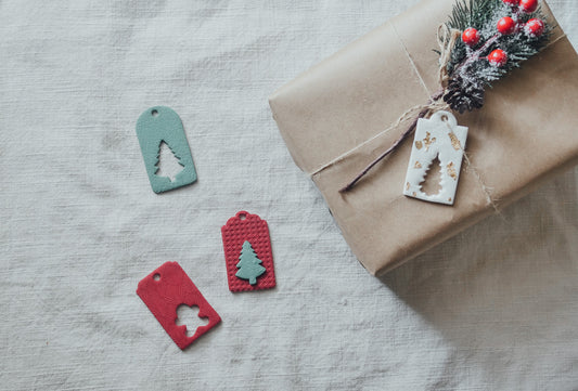 Gift Tag Polymer Clay Cutter image 0