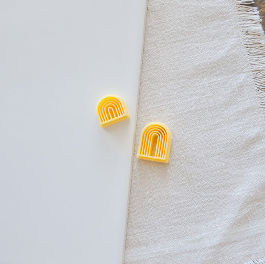 Lined Arch Polymer Clay Cutters image 0