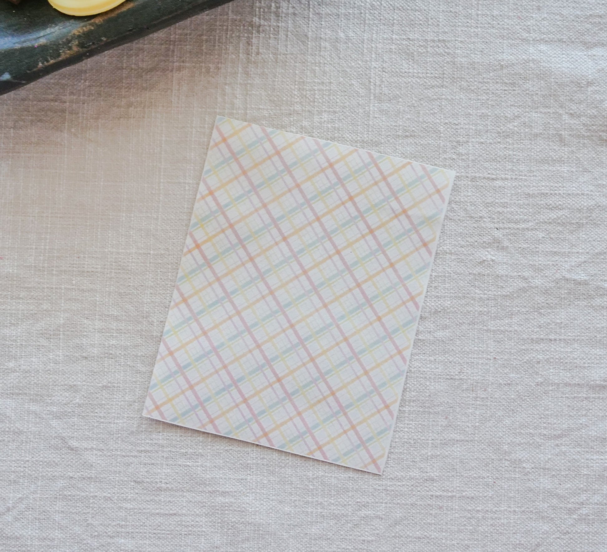 Easter Stripe Polymer Clay Transfer Sheets image 0