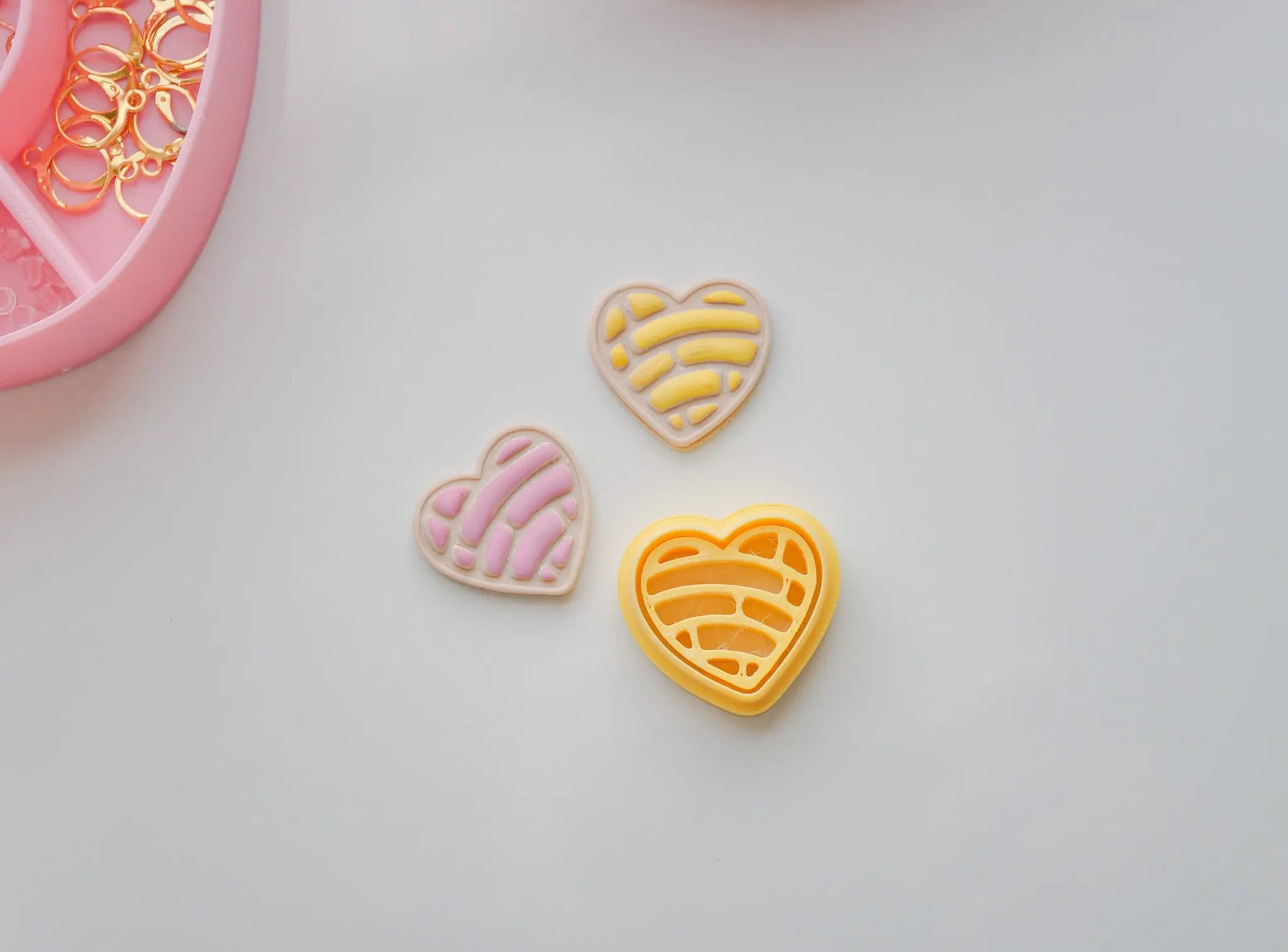 Concha Heart Polymer Clay Cutter Set image 0