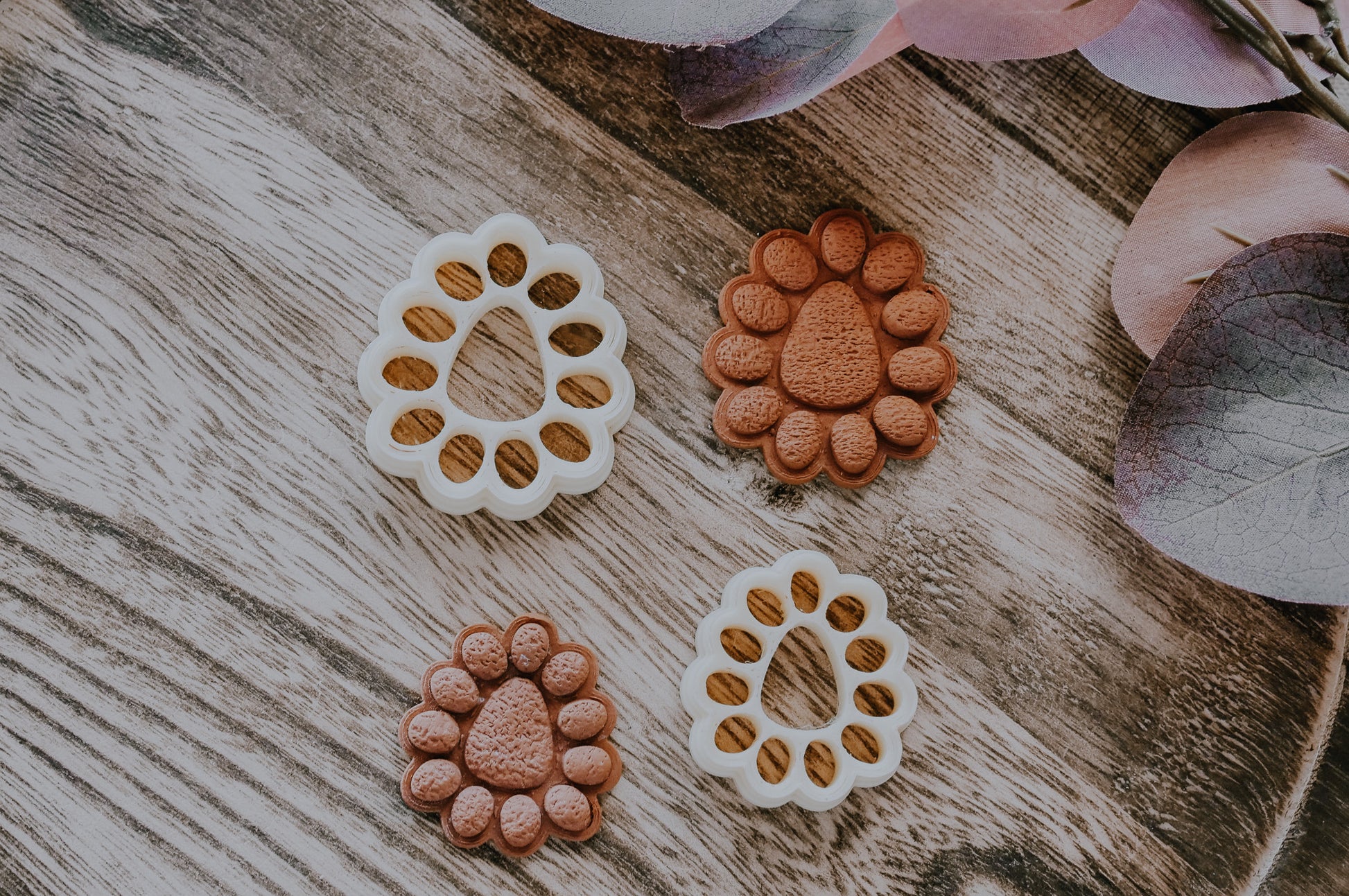 Triangle  Stone Polymer Clay Cutter Set image 0